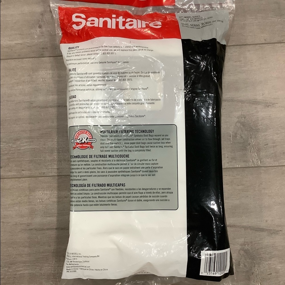 Sanitaire 12 Bags Style ST Disposable Vacuum Bissell SC600 & SC800 Series 63213 - Picture 6 of 8